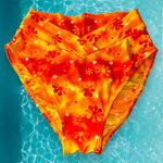90's High Rise Wrap Waist Retro Swimsuit Bottom | Sunburst