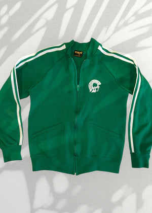 1970s Hudson Brands Green Track Jacket – Vintage Athletic Style