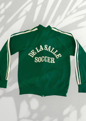 1970s Hudson Brands Green Track Jacket – Vintage Athletic Style