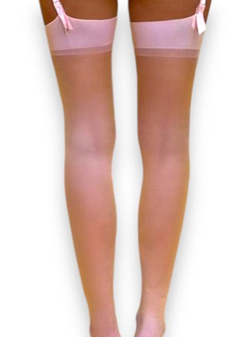 
                      
                        90s Thigh High Stockings – Pastel Pink Vintage Deadstock
                      
                    