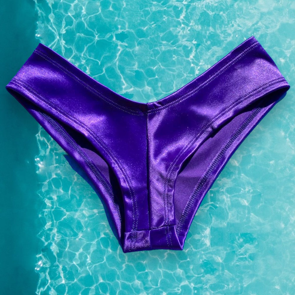 
                      
                        90’s Booty-Short Bikini Bottom | Orchid Purple
                      
                    