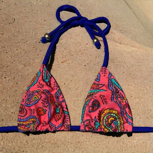 Bali Paisley Perfect Triangle Swimsuit Top | Denali Brand