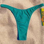 90’s Thong  Bikini Bottom | Turquoise