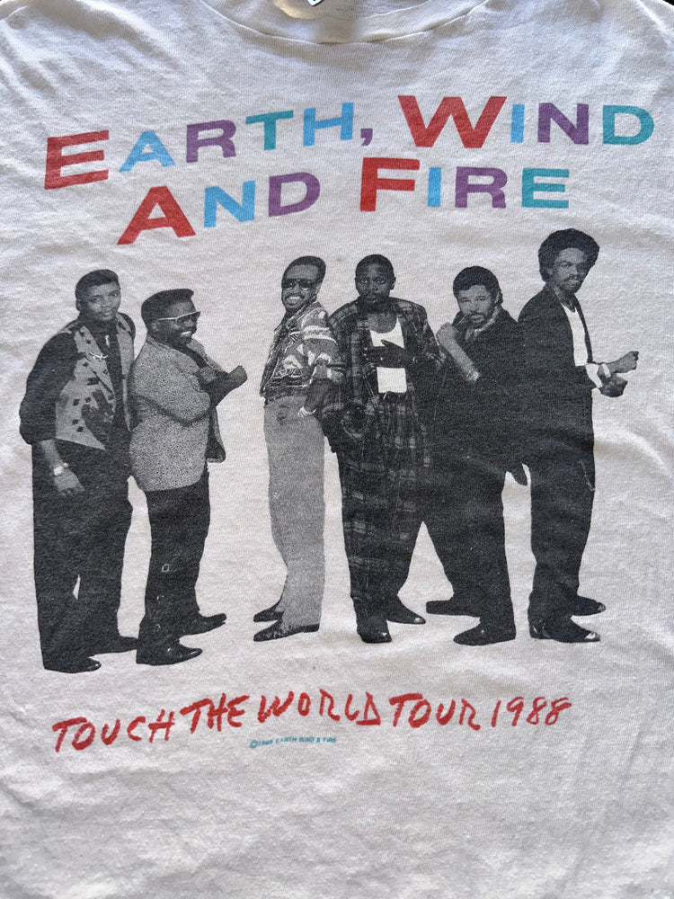 1988 Earth Wind And Fire Touch The World Tour VTG Band Shirt