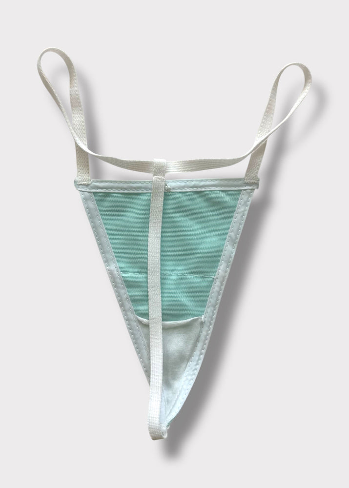 90s High-Leg Lace G-String Panty “One Size” Regular | USA-Made Deadstock