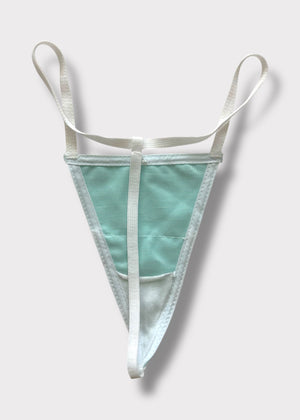 90s High-Leg Lace G-String Panty “One Size” Regular | USA-Made Deadstock