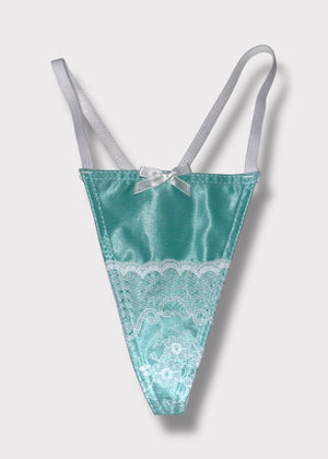 90s High-Leg Lace G-String Panty “One Size” Regular | USA-Made Deadstock