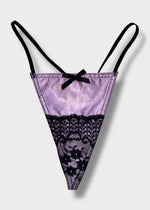 90s High-Leg Lace G-String Panty “One Size” Regular | USA-Made Deadstock