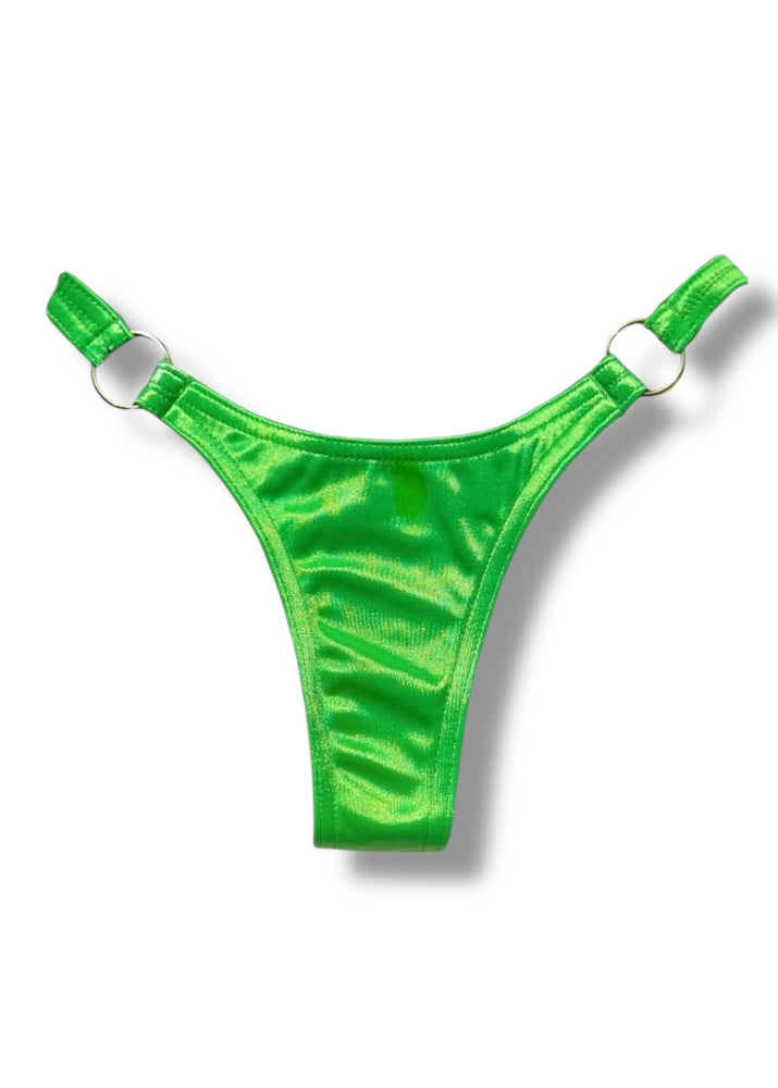 90s Shimmer O-Ring Thong Bikini Bottom – Vintage USA Deadstock