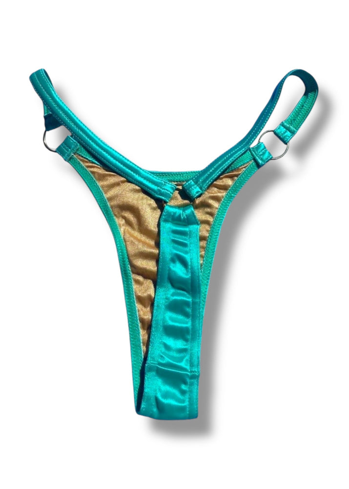 90s Shimmer O-Ring Thong Bikini Bottom – Vintage USA Deadstock