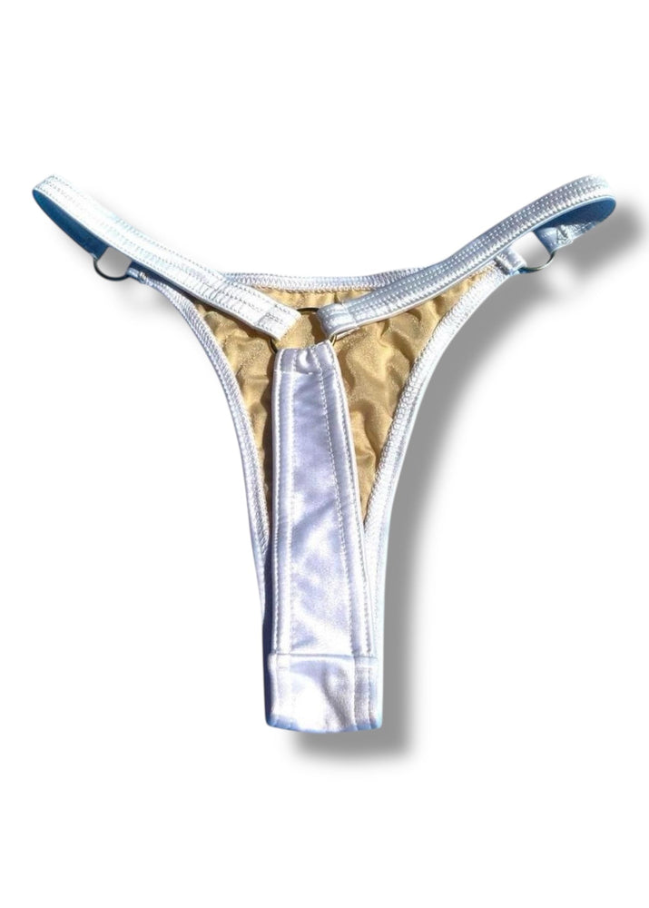 90s Shimmer O-Ring Thong Bikini Bottom – Vintage USA Deadstock