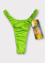 90’s Classic High-Cut Thong Bikini Bottom | USA-Made Deadstock