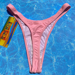 90’s Thong  Bikini Bottom | Pastel Pink