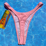 90’s Large Thong Bikini Bottom | Pastel Pink