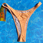 90’s Thong  Bikini Bottom | Pastel Tangerine