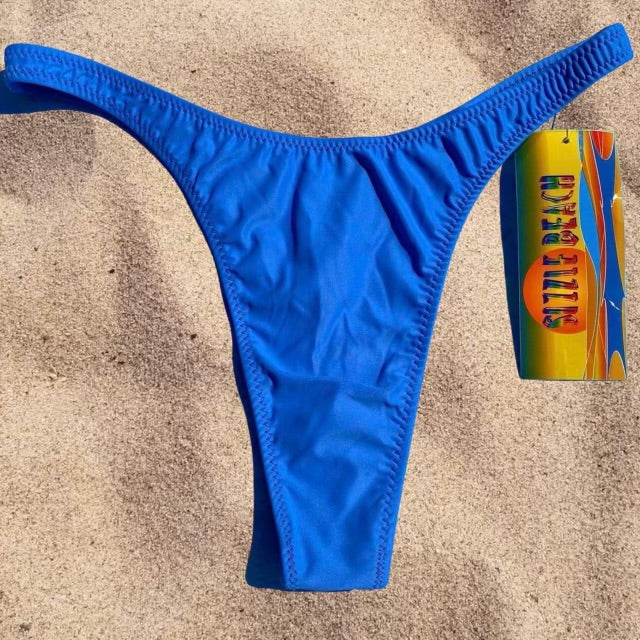 90’s Thong  Bikini Bottom |  Powder Blue