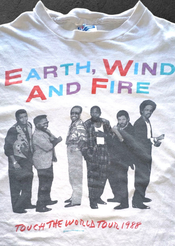 1988 Earth Wind And Fire Touch The World Tour VTG Band Shirt