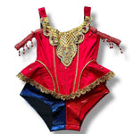 Vintage Ringmaster Costume Set (XXL) – USA Handmade Red Corset Circus Cosplay