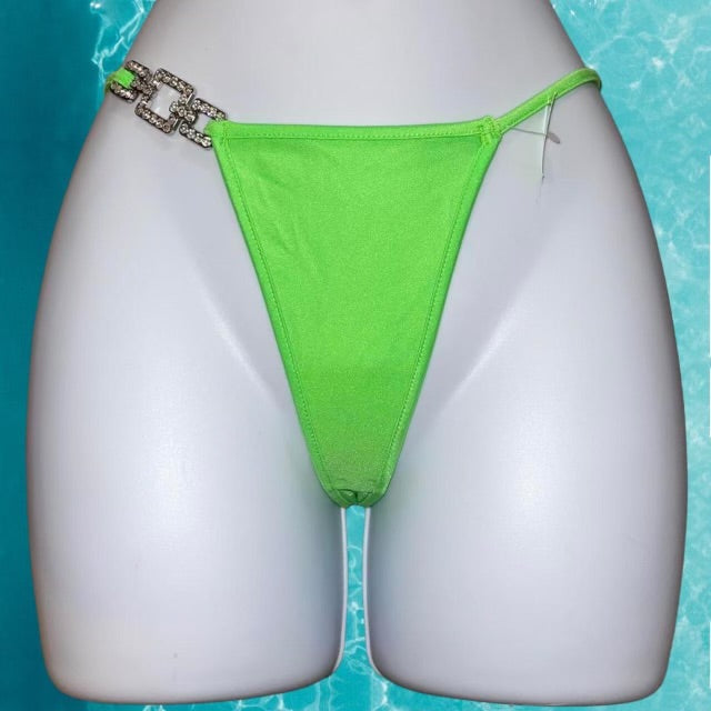 
                      
                        Y2K Bling Bikini Bottom | Neon Lime
                      
                    