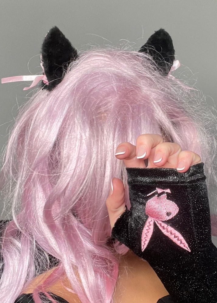 Y2K Fluffy Kitty Cat Hair Clip Set - Cosplay Accessory