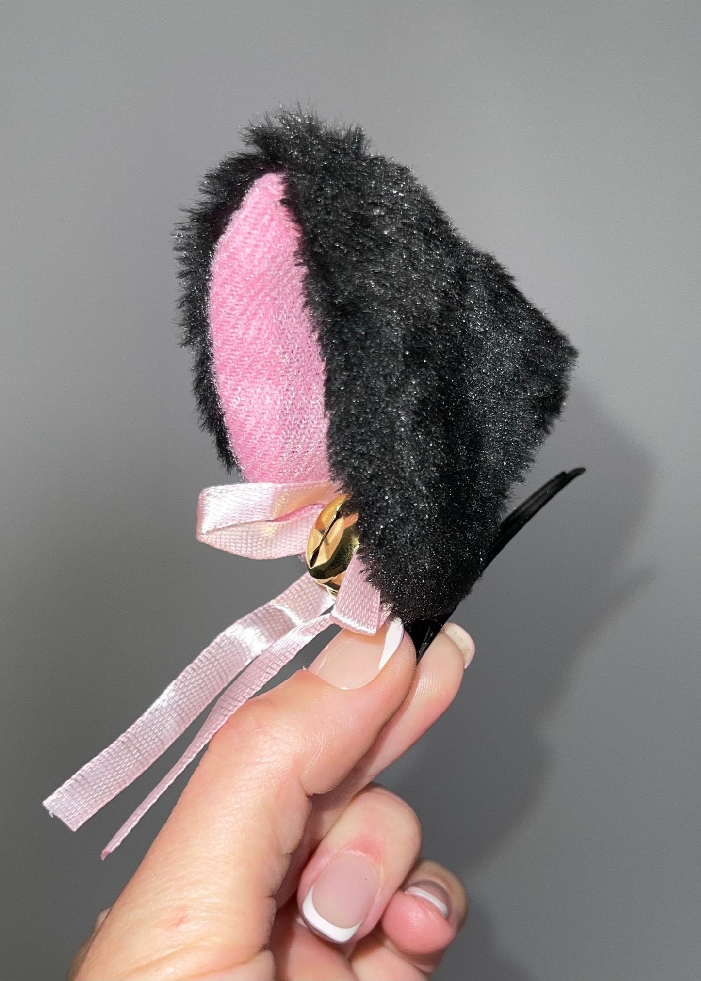 Y2K Fluffy Kitty Cat Hair Clip Set - Cosplay Accessory