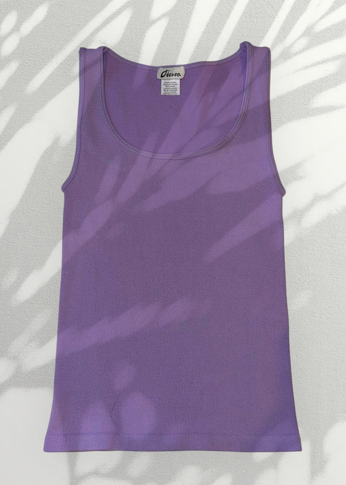 Y2K Seamless Ribbed Compressive Cami Vest Top | One Size