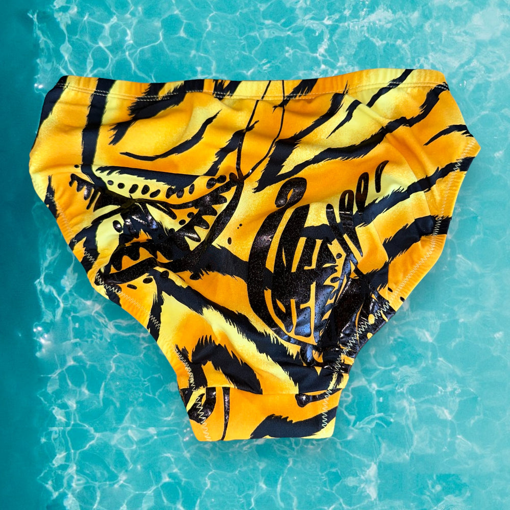 
                      
                        90's Mid Rise Brief Retro Swimsuit Bottom | Tiger's Eye
                      
                    