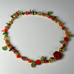Tropical Floral Stone Choker Necklace |  Denali Brand