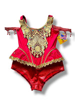 Vintage Ringmaster Costume Set (XXL) – USA Handmade Red Corset & Brief Circus Cosplay