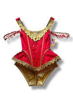 Vintage Ringmaster Costume Set – USA Handmade Red Corset & Shorts Circus Cosplay | Large