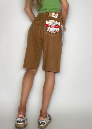 Vintage Tan Jorts - Unisex | 90s-Y2K Streetwear Baggy Workwear Shorts