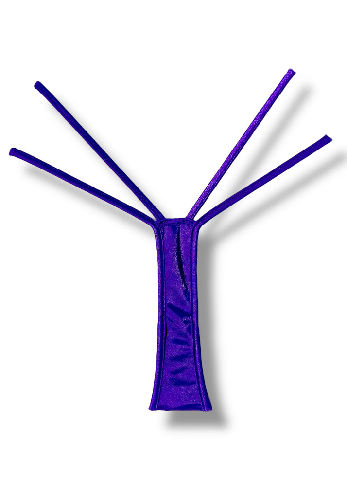 Y2K Double Strap Thong Bikini Bottom – 90s Deadstock Vintage, S/M, USA Made