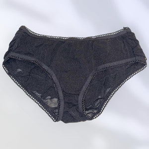 Y2K Sheer Black Ruffle Low-Waisted Panty Valentine’s Coquette Gift