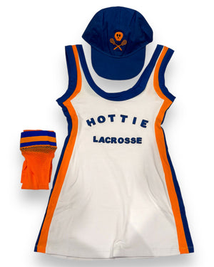 Y2K Sporty Hottie Lacrosse 4-Piece Sexy Cosplay Costume Dress Set