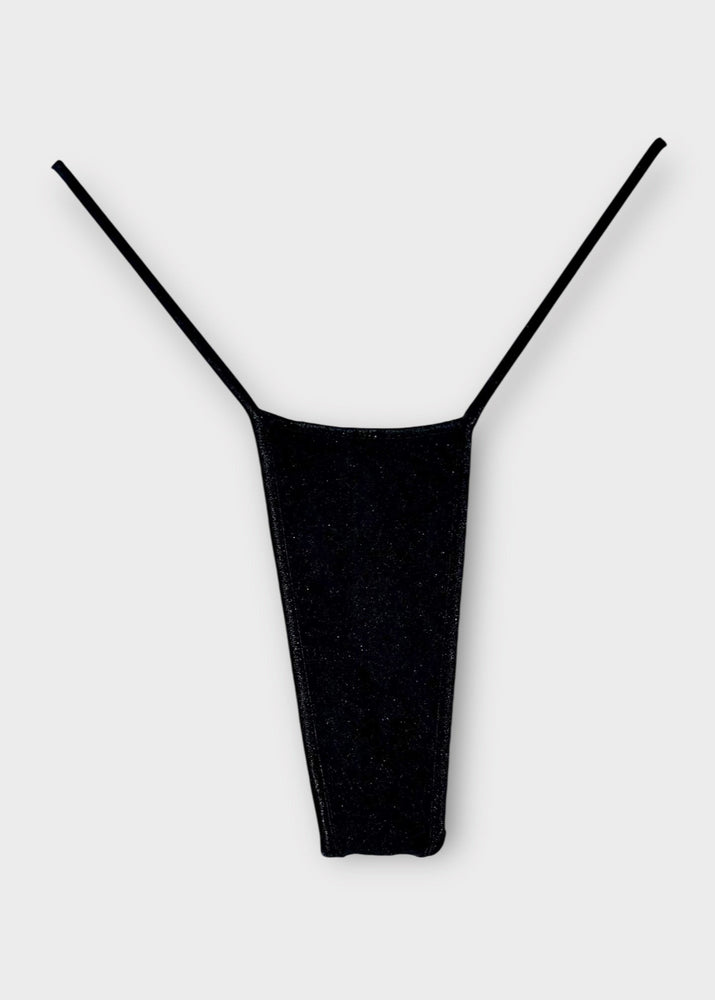 Y2K T-String Thong Bikini Bottom – Lace & Mesh Deadstock Vintage S/M