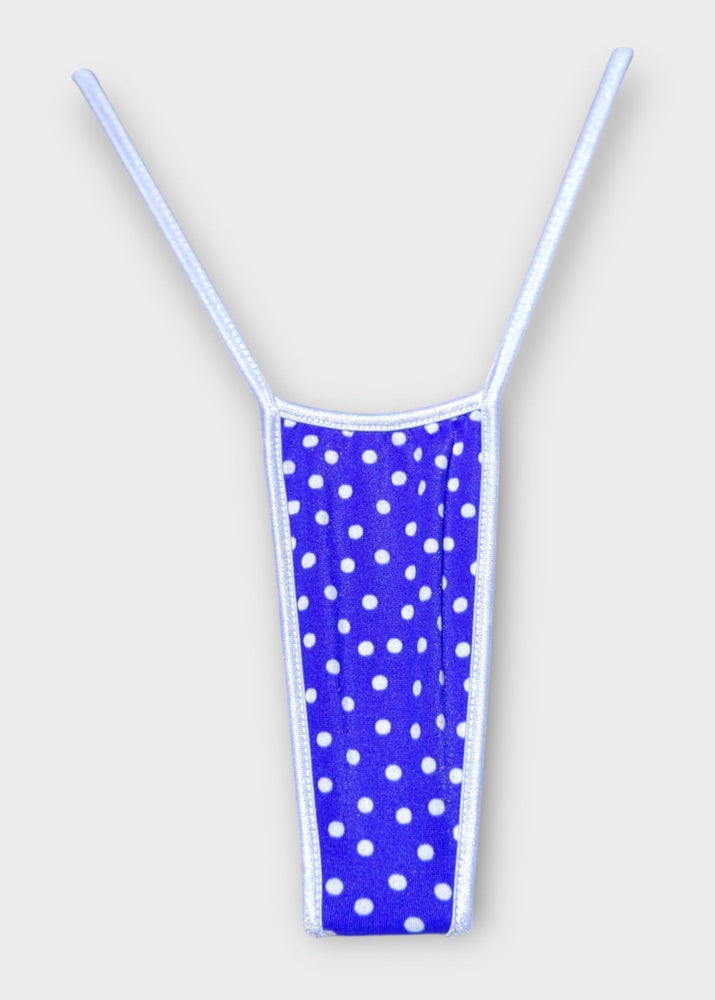 Y2K T-String Thong Bikini Bottom – Patterned Deadstock Vintage S/M