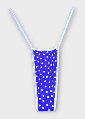 Y2K T-String Thong Bikini Bottom – Patterned Deadstock Vintage S/M