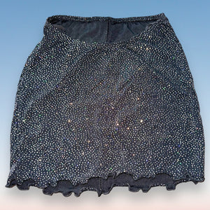 Y2K Backless Slinky Zuliana Matching Cami, Mini Skirt, Bikini Bottom Set | 3 Piece