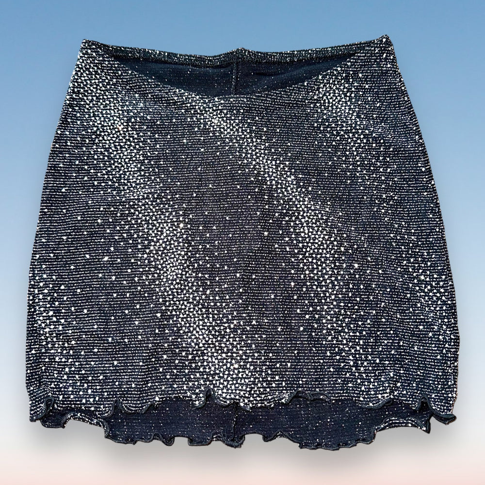 Y2K Backless Slinky Zuliana Matching Cami, Mini Skirt, Bikini Bottom Set | 3 Piece