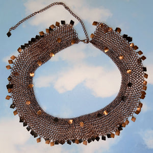 
                
                    Load image into Gallery viewer, Antique Chainmail Belt | Copper Tone
                
            