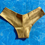 90’s Booty-Short Bikini Bottom | Gold