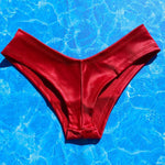 90’s Booty-Short Bikini Bottom | Red Hot