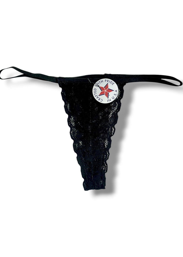 90s Sheer Lace Thong Panty | Valentine Coquette Gift | Deadstock Vintage