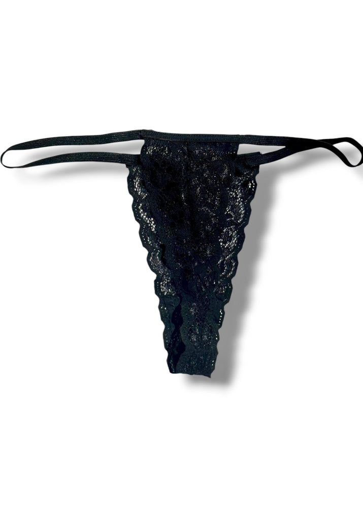 90s Sheer Lace Thong Panty | Valentine Coquette Gift | Deadstock Vintage