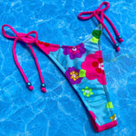 Flower Power Tie Side Bikini Bottom | Denali Brand